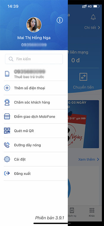 cac tinh nang nap the mobifone