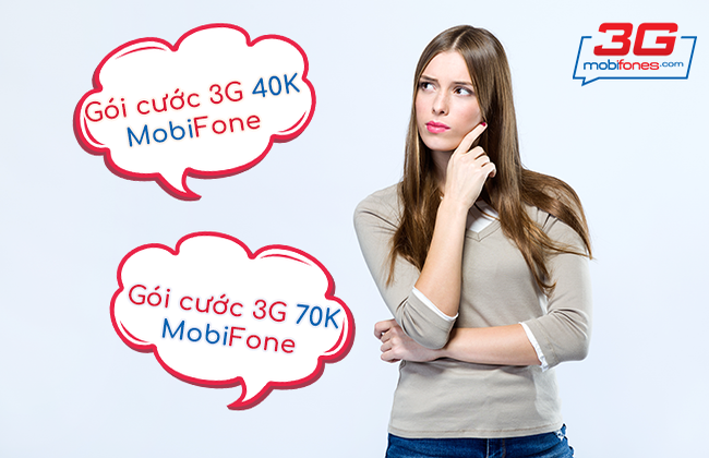 nen chon goi 40k hay 70k Mobi ? nen chon goi cuoc 3g 40k hay 70k mobifone