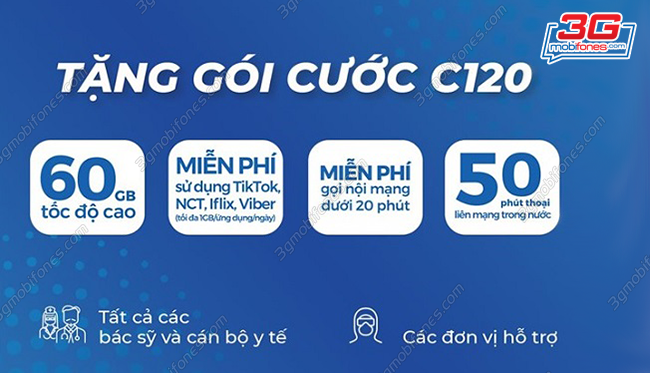 mobifone tang goi c120 cho tuyen dau chong dich covid 19 mobifone tang goi c120 cho tuyen dau chong dich covid 19