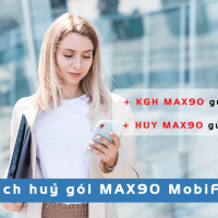 huy goi cuoc MAX90 MobiFone