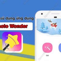 cach chinh anh bang app Photo Wonder