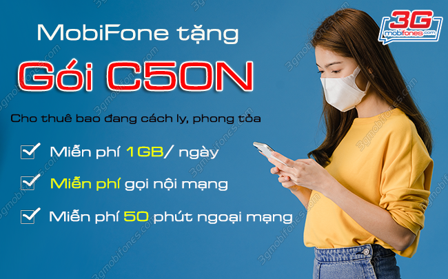 mobifone tang goi cuoc 50n cho thue bao vung dich