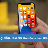 cach bat 5G MobiFone tren iphone 12