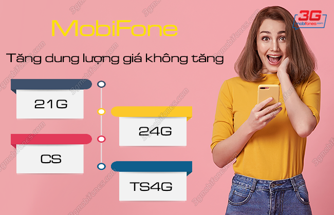 mobifone tang dung luong data goi 21g 24g cs ts4g