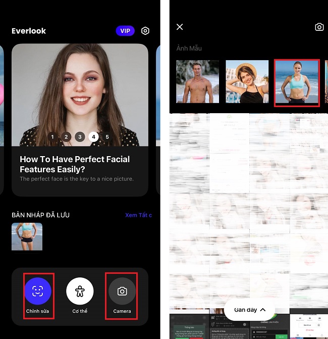app chinh anh everlook 