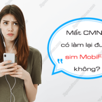 mat cccd cmnd co lam lai sim duoc khong