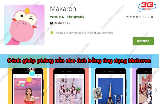 cach dung app Makaron