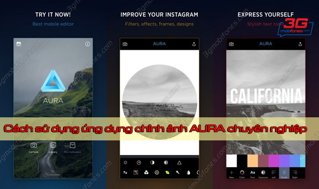 cach su dung app AURA