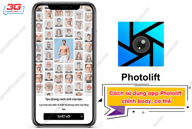 cach su dung ung dung Photolift