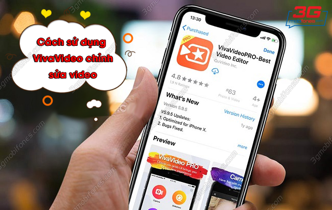 cach su dung app VivaVideo