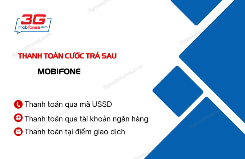 thanh toan tien dien thoai tra sau mobifone