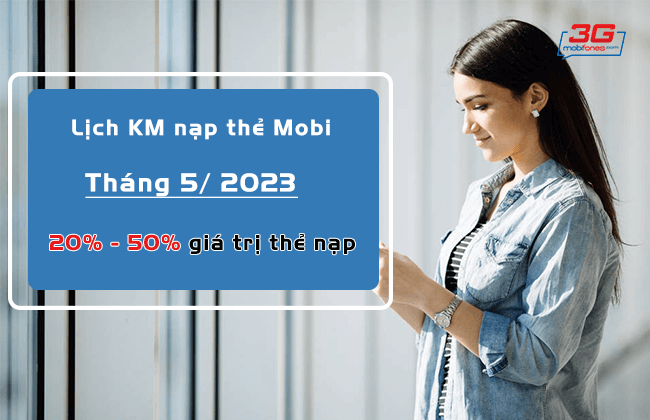 chuong trinh khuyen mai the nap mobifone thang 5 2023