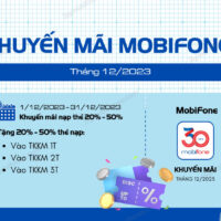 Khuyen mai MobiFone thang 12 2023