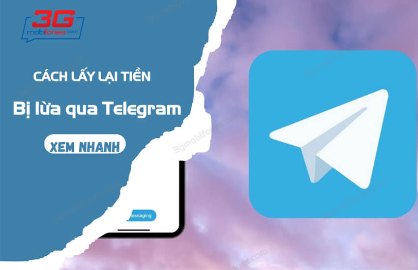 lay lai tien bi lua qua telegram