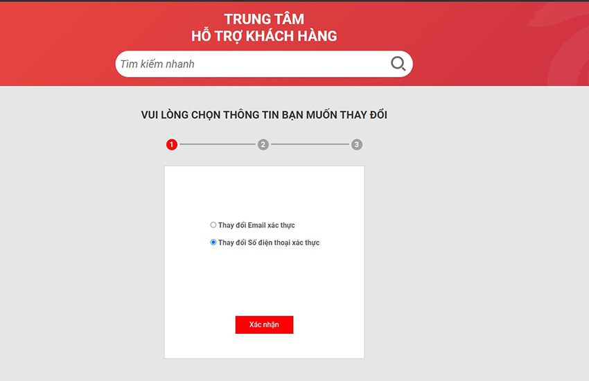 Doi so dien thoai Garena bang gmail xac minh